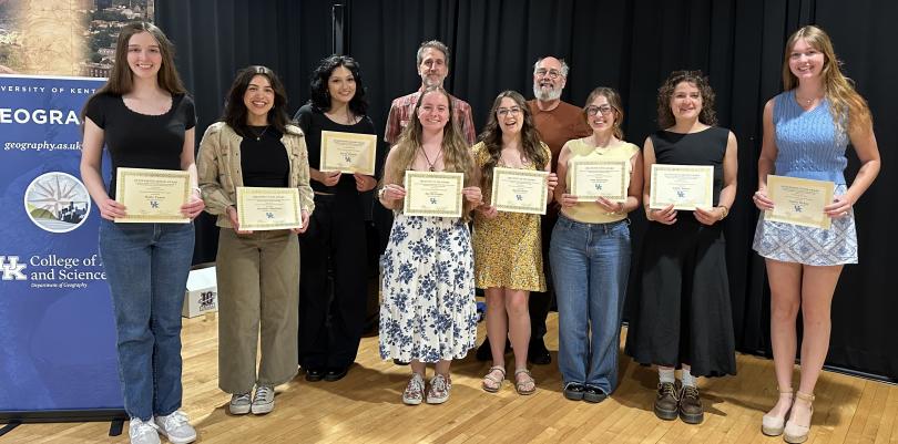 ENS awardees at the 2025-2026 senior recognition ceremony at UKY on April 24th